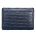 WIWU Sleeve Genuine Leather Skórzane Etui Pokrowiec do Macbook Pro 14.2 A2442 2021 niebieskie