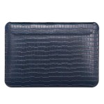 WIWU Sleeve Skórzane Etui Pokrowiec do Macbook Pro 14.2 A2442 2021 niebieskie
