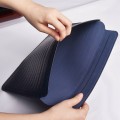 WIWU Sleeve Genuine Leather Skórzane Etui Pokrowiec do Macbook Pro 14.2 A2442 2021 niebieskie