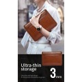 WIWU Sleeve Genuine Leather Skórzane Etui Pokrowiec do Macbook Pro 14.2 A2442 2021
