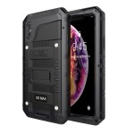 Mocne Pancerne Etui Shockproof do iPhone XS Max czarne