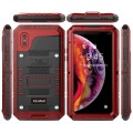 Mocne Pancerne Etui Shockproof do iPhone XS Max czerwone