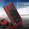 Mocne Pancerne Etui Shockproof do iPhone XS Max czerwone