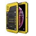 Mocne Pancerne Etui Shockproof do iPhone XS Max żółte