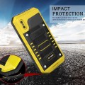 Mocne Pancerne Etui Shockproof do iPhone XS Max żółte