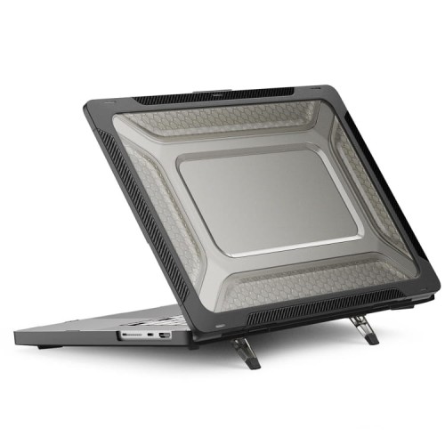 Pancerne Etui Obudowa Hard Shell do Macbook Pro 16.2 2021 czarne