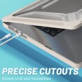 Pancerne Etui Obudowa Hard Shell do Macbook Pro 16.2 A2485 2021 szampańskie