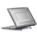 Pancerne Etui Obudowa Hard Shell do Macbook Pro 16.2 A2485 2021 szare