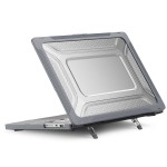 Pancerne Etui Obudowa Hard Shell do Macbook Pro 16.2 A2485 2021 szare