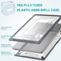Pancerne Etui Obudowa Hard Shell do Macbook Pro 16.2 A2485 2021 szare