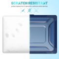 Pancerne Etui Obudowa Hard Shell do Macbook Pro 16.2 A2485 2021 sapphire blue