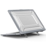 Pancerne Etui Obudowa Hard Shell do Macbook Pro 16 A2141 2019 szare