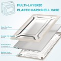 Pancerne Etui Obudowa Hard Shell do Macbook Pro 16 A2141 2019 szampańskie