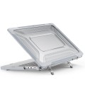 Pancerne Etui Obudowa Hard Shell do Macbook Pro 14.2 A2442 2021 szare