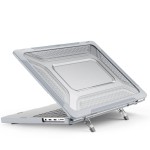 Pancerne Etui Obudowa Hard Shell do Macbook Pro 14.2 A2442 2021 szare