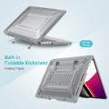 Pancerne Etui Obudowa Hard Shell do Macbook Pro 14.2 A2442 2021 szare