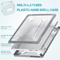 Pancerne Etui Obudowa Hard Shell do Macbook Pro 14.2 A2442 2021 szare