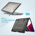 Pancerne Etui Obudowa Hard Shell do Macbook Pro 14.2 A2442 2021 czarne