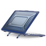Pancerne Etui Obudowa Hard Shell do Macbook Pro 13.3 A2338 A2289 A2251 niebieskie