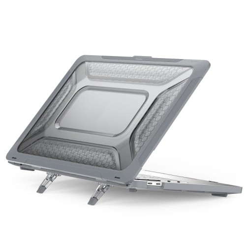 Pancerne Etui Obudowa Hard Shell do Macbook Pro 13.3 A2338 A2289 A2251 szare