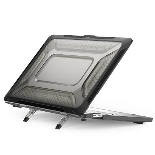 Pancerne Etui Obudowa Hard Shell do Macbook Pro 13.3 A2338 A2289 A2251 czarne