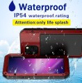 Metalowe Mocne Pancerne Etui Shockproof do iPhone 11 czerwone
