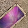 Metalowe Mocne Pancerne Etui Shockproof do iPhone 11 złote