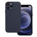Skórzane Etui Plecki Obudowa iPhone 12 Mini niebieskie