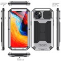 R-JUST Pancerne Etui Antywstrząsowe do iPhone 14 srebrne