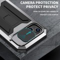 R-JUST Pancerne Etui Antywstrząsowe do iPhone 14 srebrne