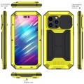 R-JUST Pancerne Etui Antywstrząsowe do iPhone 14 Pro żółte