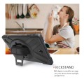 Shockproof Pancerne Etui z Uchwytem do Samsung Galaxy Tab S4 10.5 czarne