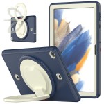 Mocne Pancerne Etui z Obrotowym Uchwytem do Huawei Matepad T10S / T10 granatowe