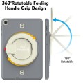 Mocne Pancerne Etui z Obrotowym Uchwytem do Huawei Matepad T10S / T10 szare