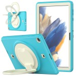 Mocne Pancerne Etui z Obrotowym Uchwytem do Huawei Matepad T10S / T10 niebieskie