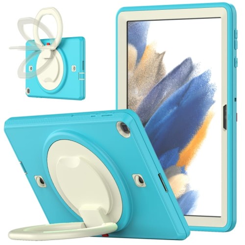Mocne Pancerne Etui z Obrotowym Uchwytem do Huawei Matepad T10S / T10 niebieskie