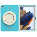 Mocne Pancerne Etui z Obrotowym Uchwytem do Huawei Matepad T10S / T10 niebieskie