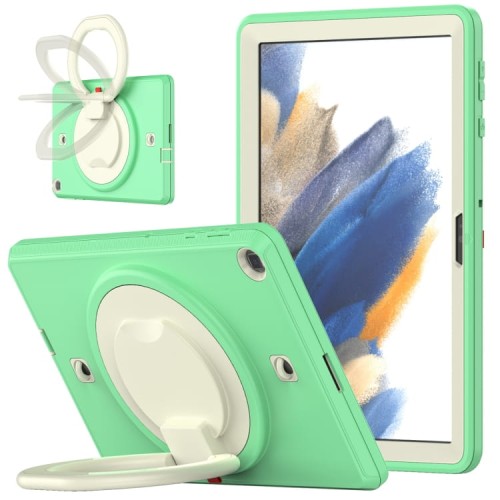 Mocne Pancerne Etui z Obrotowym Uchwytem do Huawei Matepad T10S / T10 zielone
