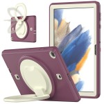 Mocne Pancerne Etui z Obrotowym Uchwytem do Huawei Matepad T10S / T10 fioletowe
