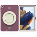 Mocne Pancerne Etui z Obrotowym Uchwytem do Huawei Matepad T10S / T10 fioletowe