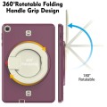 Mocne Pancerne Etui z Obrotowym Uchwytem do Huawei Matepad T10S / T10 fioletowe