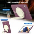 Mocne Pancerne Etui z Obrotowym Uchwytem do Huawei Matepad T10S / T10 fioletowe