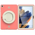 Mocne Pancerne Etui z Obrotowym Uchwytem do Huawei Matepad T10S / T10 pomarańczowe