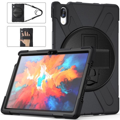 Shockproof Pancerne Etui z Uchwytem do Lenovo Tab 11 Pro czarne