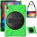 Shockproof Pancerne Etui z Uchwytem do Lenovo Tab 11 Pro zielone