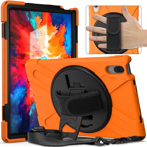 Shockproof Pancerne Etui z Uchwytem do Lenovo Tab 11 Pro orange