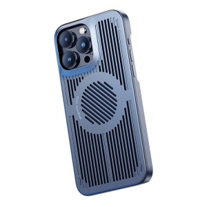 Benks Ice Armor Mocne Etui MagSafe Chłodzące do iPhone 14 szare