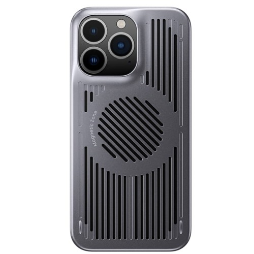 Benks Ice Armor Mocne Etui MagSafe Chłodzące do iPhone 13 Pro Max silver grey