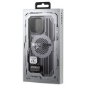 Benks Ice Armor Mocne Etui MagSafe Chłodzące do iPhone 13 Pro silver grey