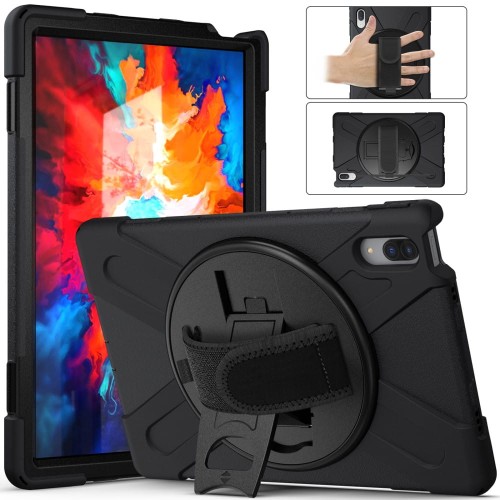 Shockproof Pancerne Etui z Uchwytem do Lenovo Tab 11 Pro czarne
